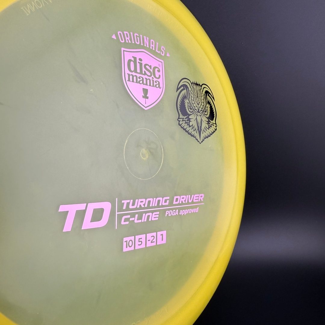C-Line TD Disc Golf Driver - Tampon Hibou Originals