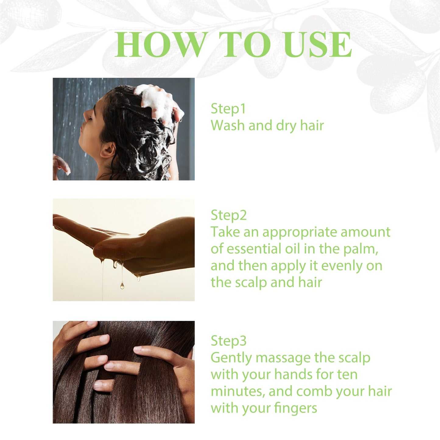 Rosemary Essential Oil For Hair Care, Anti-Frizz, Long Lasting, Soft Stay, Repair, Perm And Dye Hair Care - Korvel