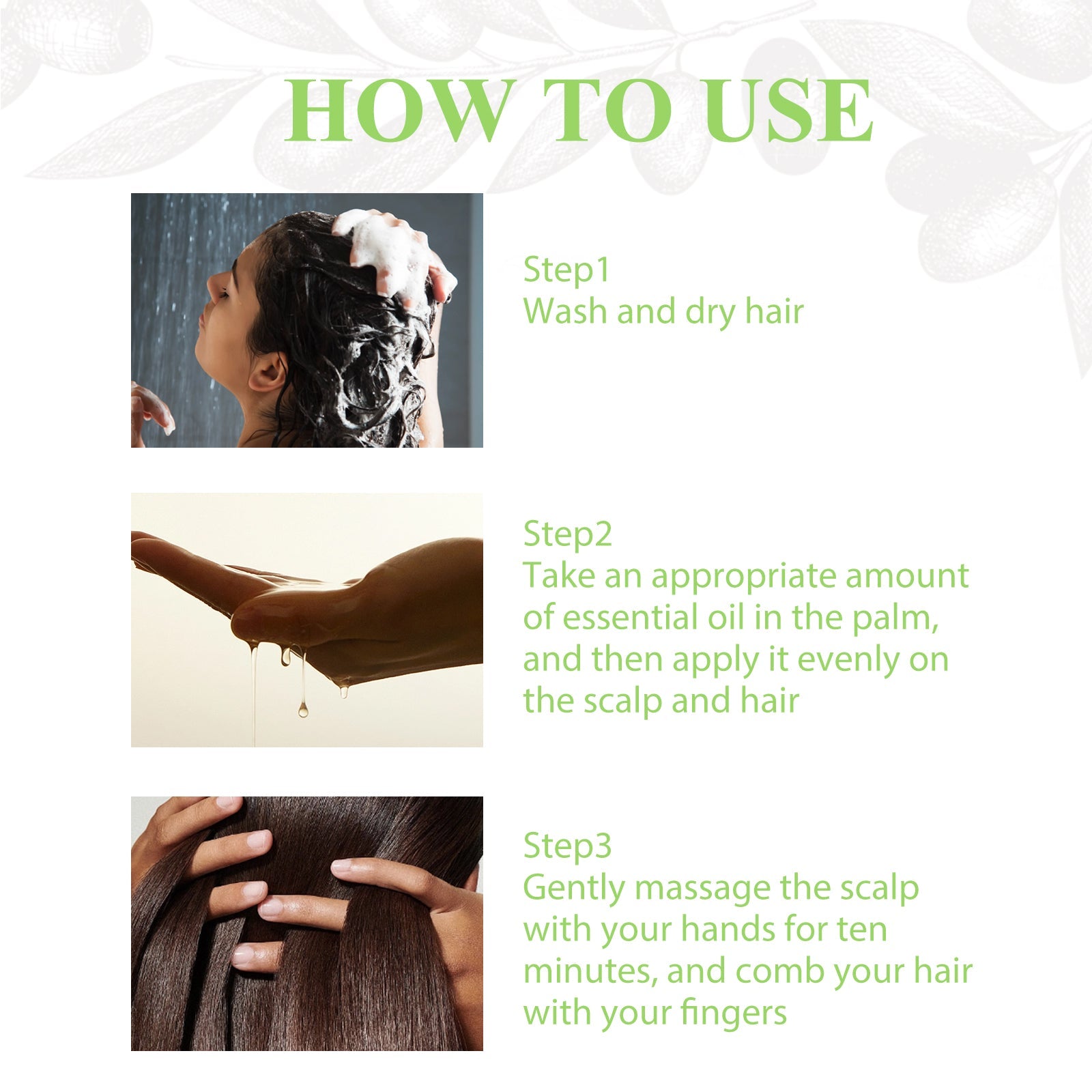 Rosemary Essential Oil For Hair Care, Anti-Frizz, Long Lasting, Soft Stay, Repair, Perm And Dye Hair Care - Korvel