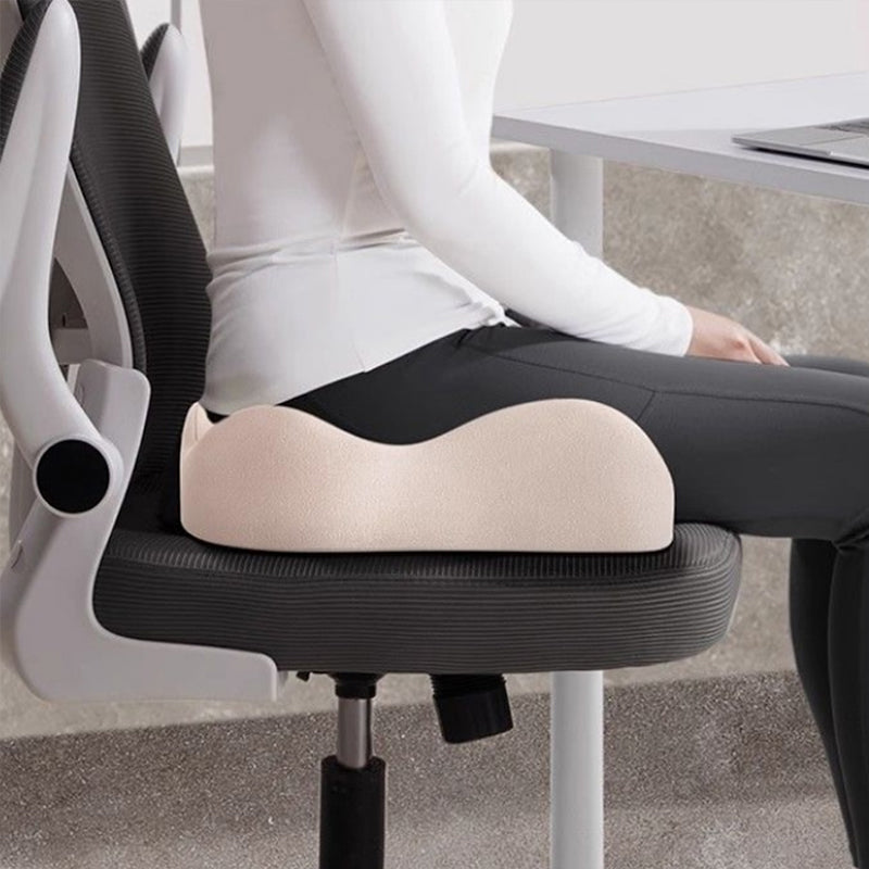 Memory foam car seat cushion. Ergonomic support. Relieves back/coccyx pain. Universal fit. - Korvel