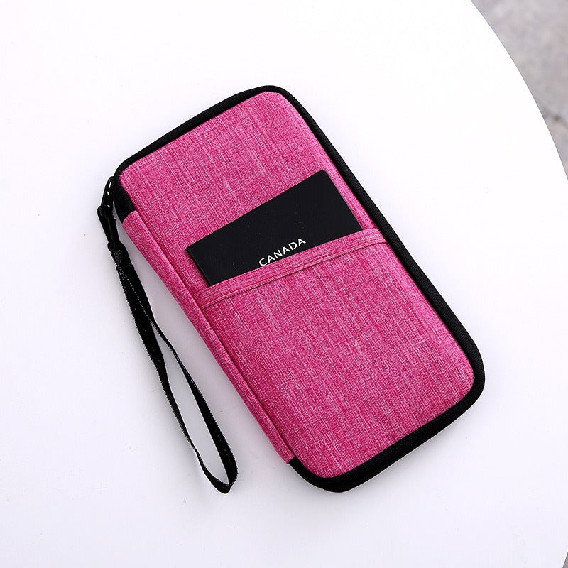 Premium Travel Passport Purse - Multifunctional Storage Wallet