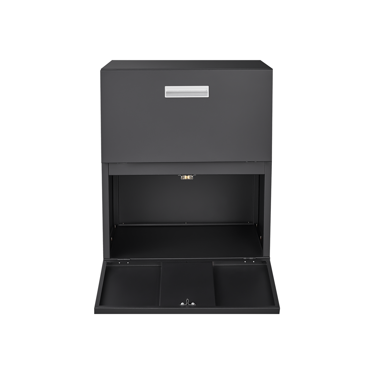 Office furniture Copier Cabinet black 2 door steel copier stand mobile pedestal file Printer Stand - Korvel