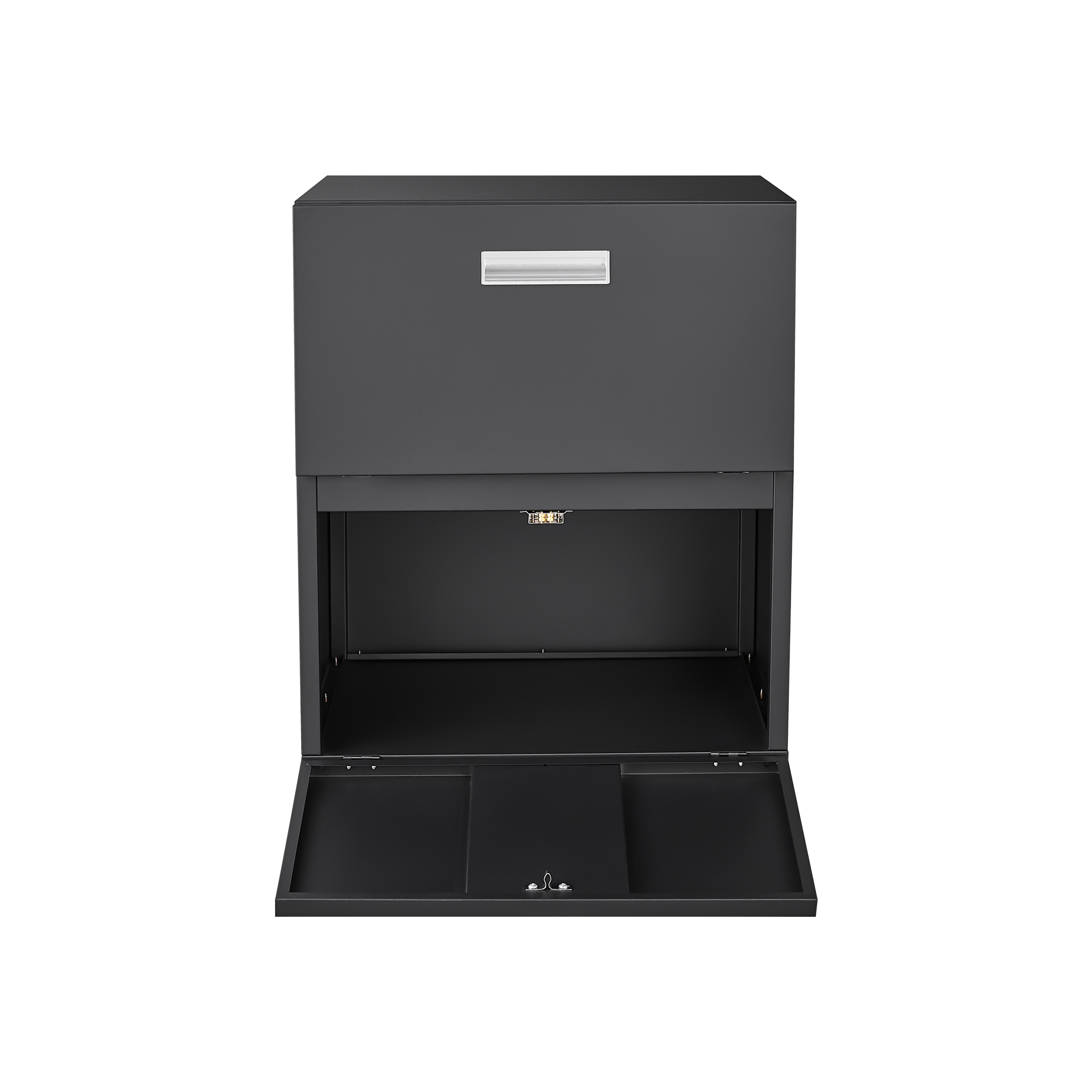 Office furniture Copier Cabinet black 2 door steel copier stand mobile pedestal file Printer Stand - Korvel
