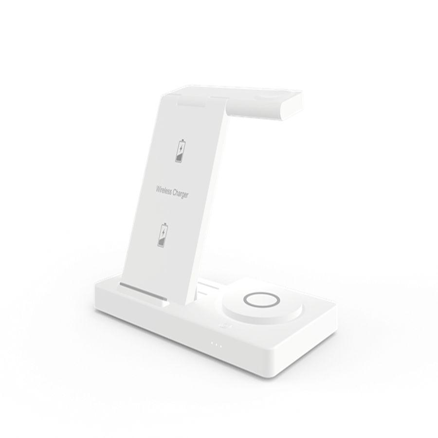 Folding five in one wireless charger suitable for Apple, Samsung, mobile phones, headphones, watches, and multiple devices - Korvel