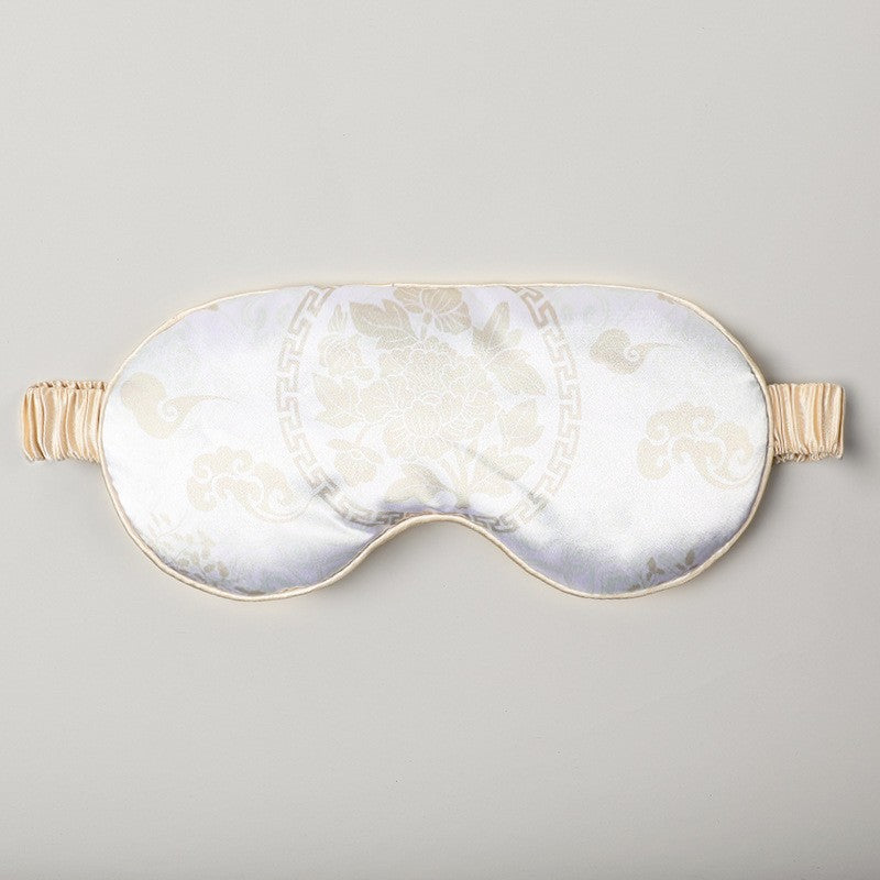 Masque de sommeil en satin soyeux réversible pour un sommeil confortable