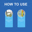 Glass Foam Cleaner cleans oil stains with refurbished daily maintenance glass cleaning spray - Korvel