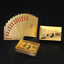 Waterproof Luxury Platinum Foil Poker Playing Cards Gold Plated Porker Cards - Korvel