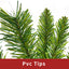 Christmas Tree Artificial Christmas 4-piece Set, including flower wreath, flower wreath, and 2 entrance trees, with LED lights - Korvel