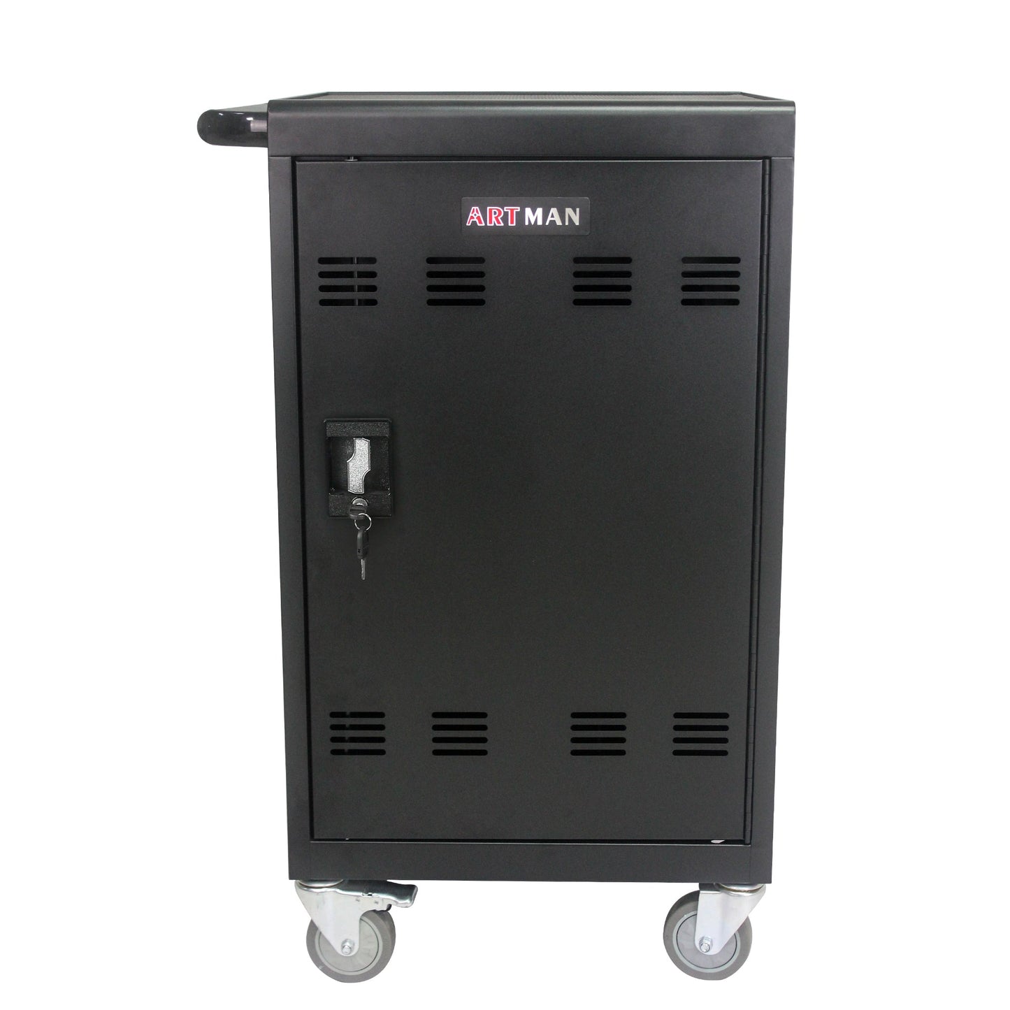 Mobile Charging Cart and Cabinet for Tablets Laptops 30-Device - Korvel