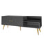 Modern Shoe Storage Bench with Hidden Storage and Upholstered Cushions for Bedside, Living Room and Entryway (Gray) - Korvel