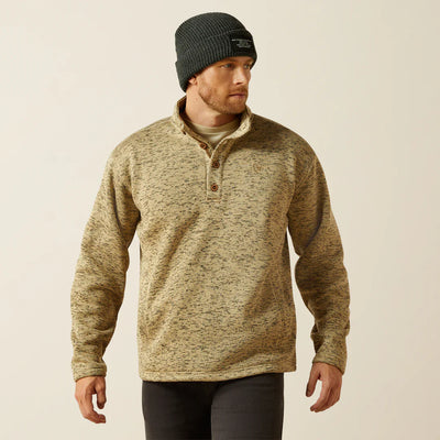 Ariat Men's Caldwell 1/4 Button Sweater - Stylish Comfort - Korvel