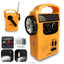 Outdoor Emergency Hand Crank Solar Dynamo AM/FM Radios Power Bank with LED Lamp - Korvel
