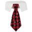 New British style handsome Christmas dog collar Christmas pet tie - Korvel