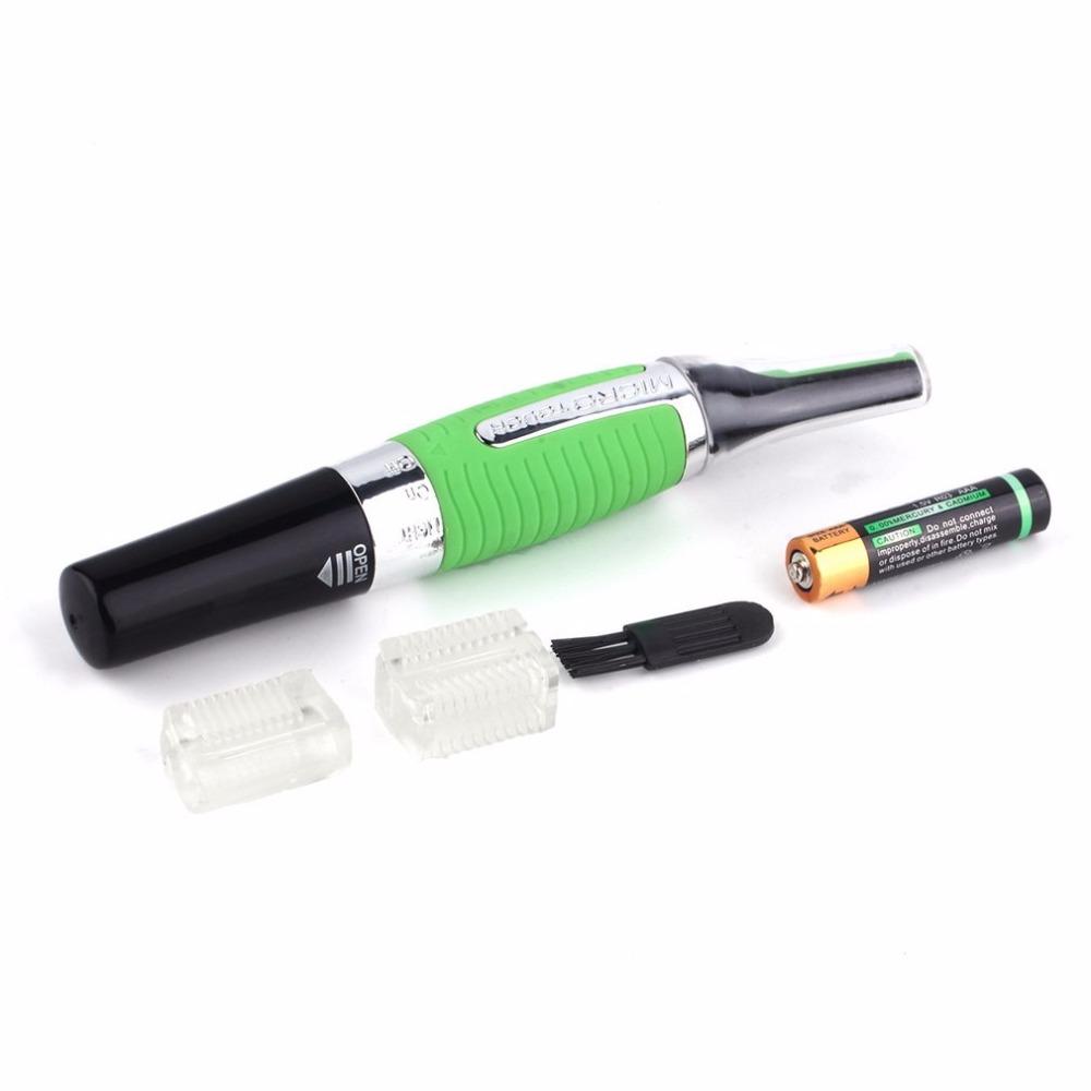 Micro Precision Trimmer with LED Light for Eyebrows, Ears, and Nose