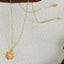 Collar de Colgante de Sol de Acero de Titanio Elegante para Mujeres