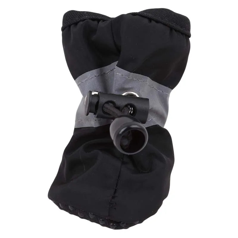 New 4pcs Pet Dog Shoes Anti-slip Rain Snow Boot Thick Warm For  Small Cats Dogs Puppy Dog Socks Booties - Korvel