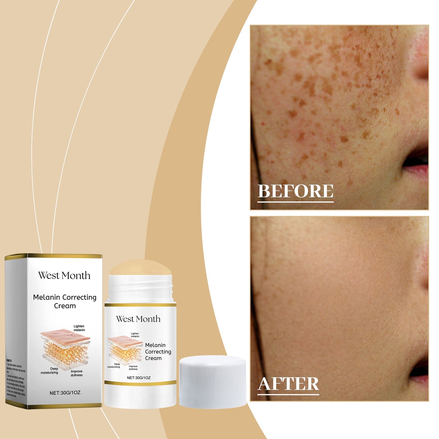 Skin Care Stick, Repair And Moisturize Skin, Reduce Dullness And Rejuvenate Skin Care Stick - Korvel