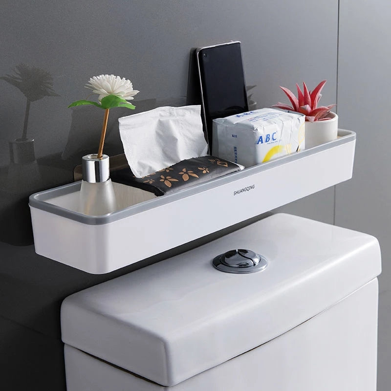 Suction Cup Bathroom Rack - Nail-Free & Drill-Free