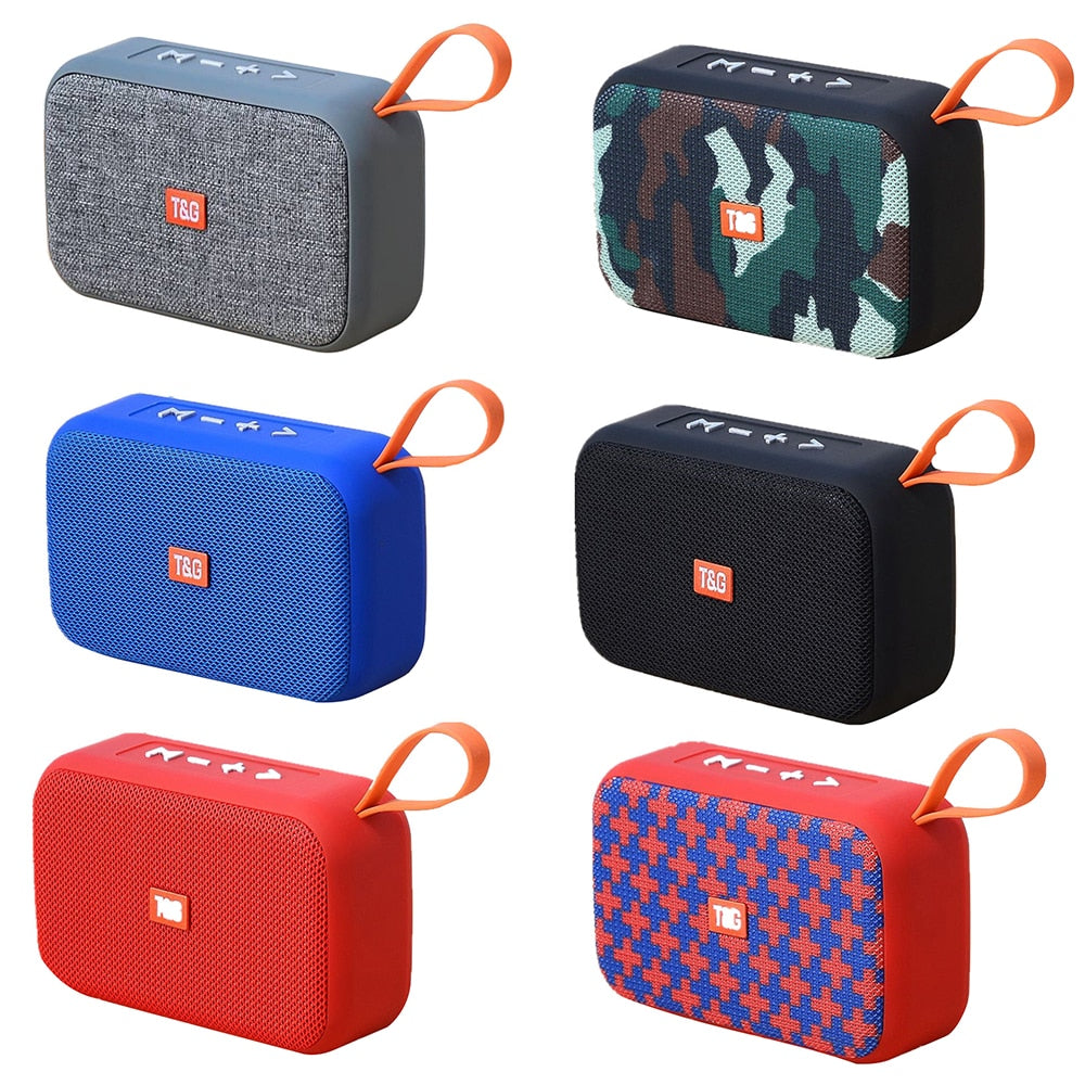 Original Brand TG506 Speakers Portable Bluetooth Speaker Wireless Soundbar Outdoor HIFI Subwoofer Support TF Card FM Radio Aux - Korvel