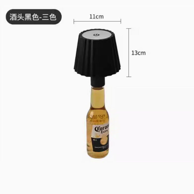 Luz Creativa de Botella de Vino LED - Lámpara RGB Recargable