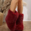 Warm Plush Mid-Calf Boots