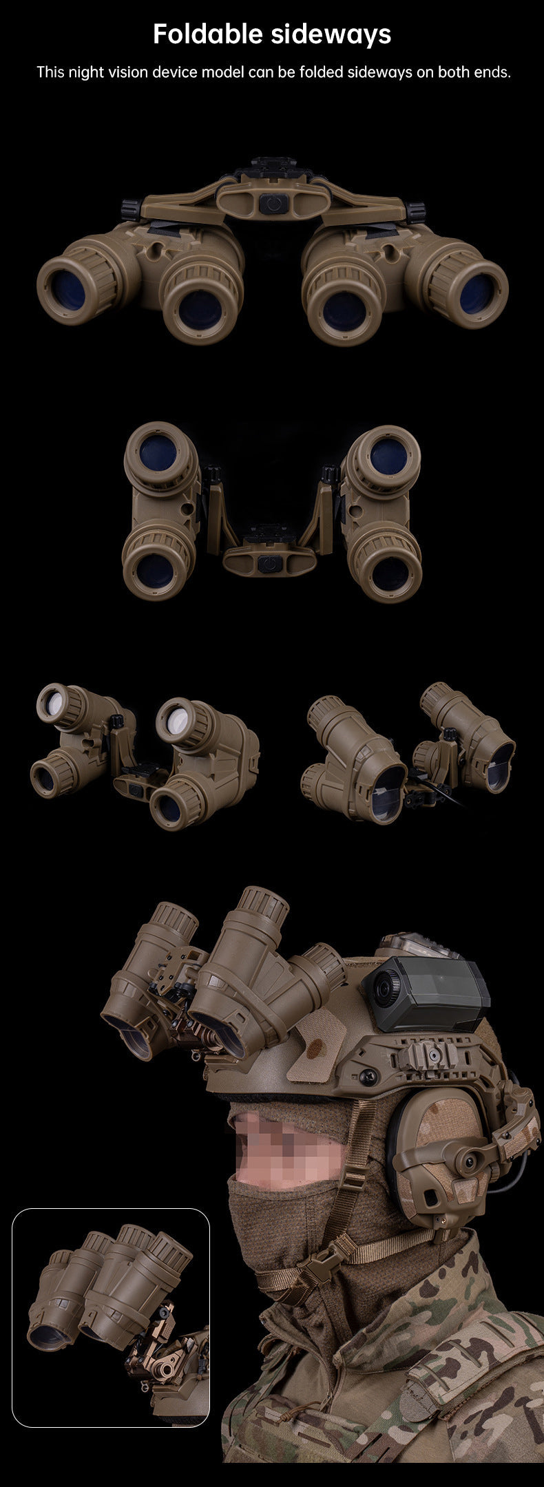 flip-up GPNVG-18 quad-tube night vision device model - Korvel