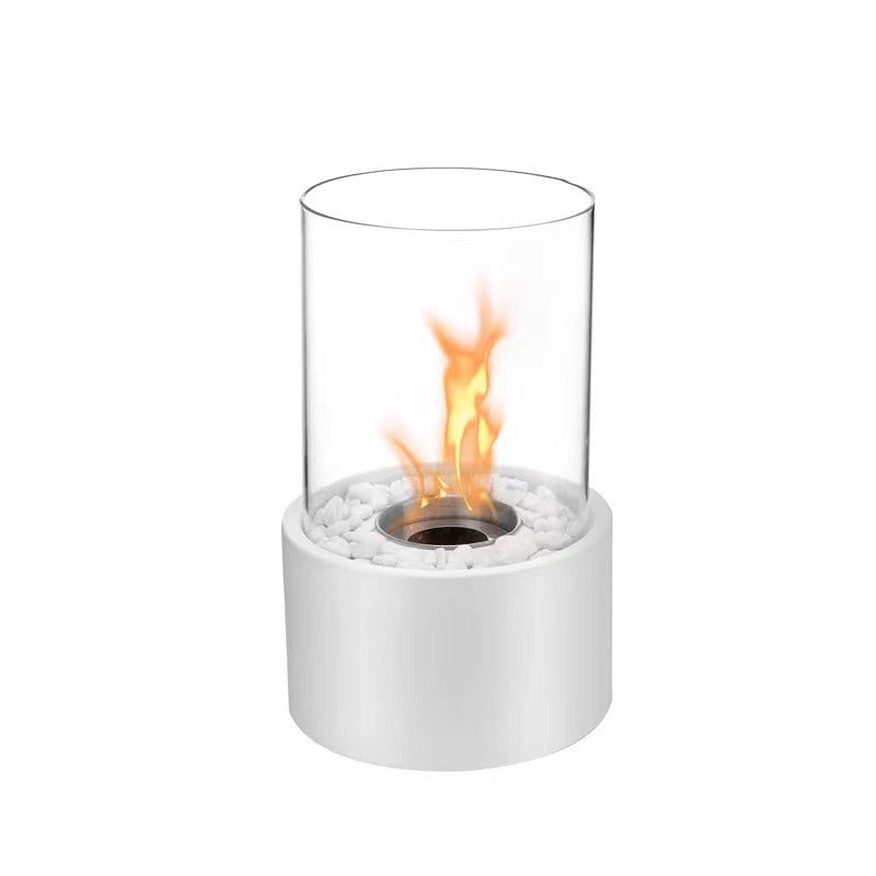 Lampe de cheminée à alcool intérieure élégante pour une ambiance chaleureuse