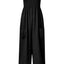 Smocked Spaghetti Strap Wide Leg Jumpsuit - Korvel