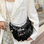 Sequin Chain Crossbody Bag - Korvel