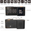Creative S-shaped Dual-Screen RGB Alarm Clock with Night Light