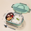 Stylish, simple, portable, large capacity 304 stainless steel two-compartment lunch box with bowl lunch box - Korvel
