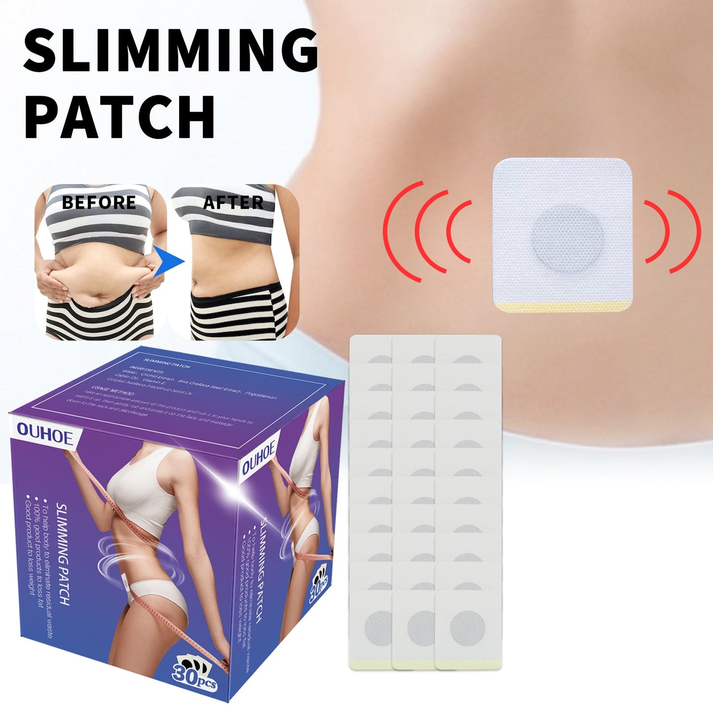 Bâtonnet Herbal Slimming pour le raffermissement du corps