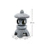 Solar-Powered Zen Garden Decor: Pagoda Lanterns & Statues - Korvel