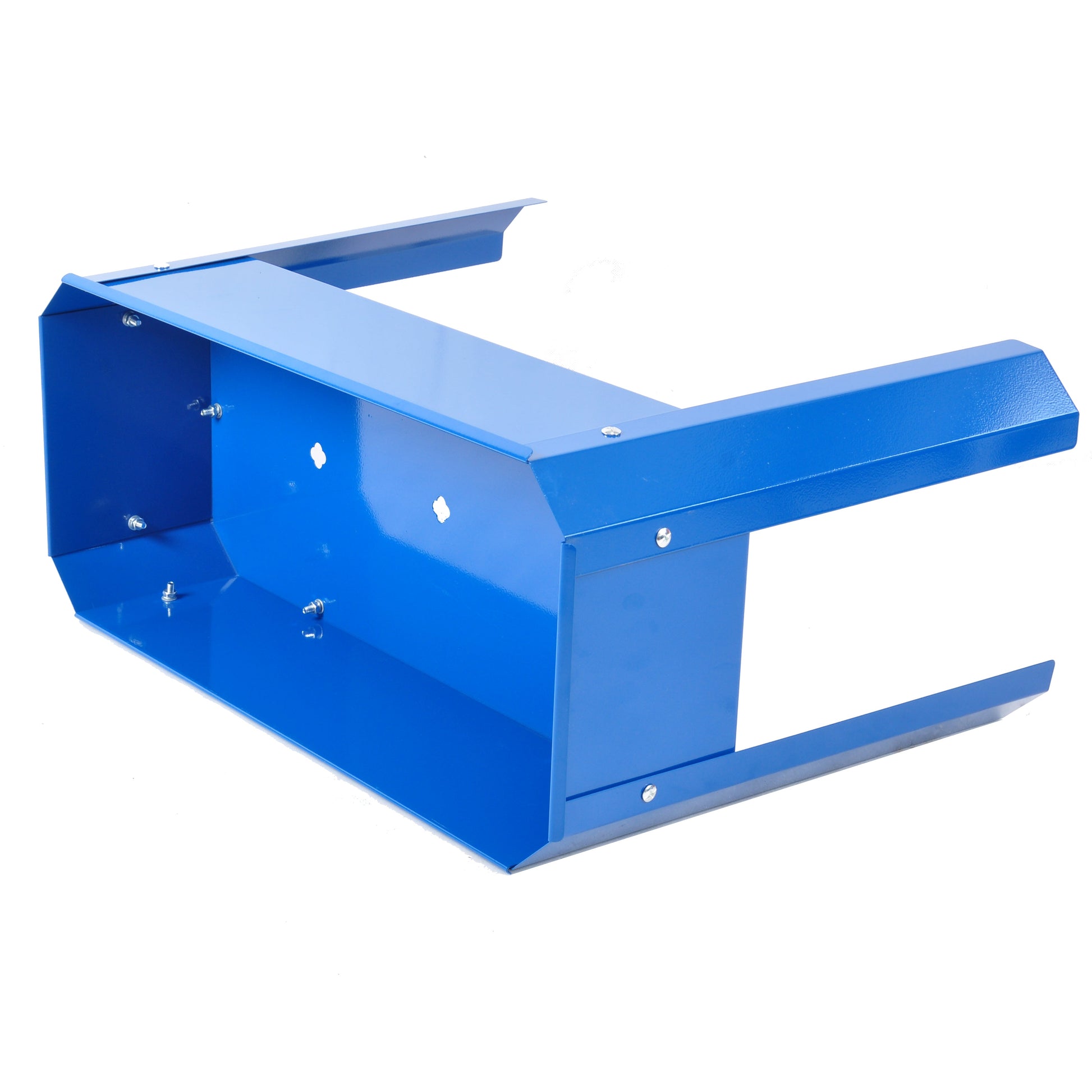 Elevated garden bed metal elevated outdoor flowerpot box suitable for backyard and terrace large flowerpot flower(Blue*2） - Korvel
