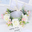 Couronne de Fleurs en Soie Fait Main Accessoire Capillaire