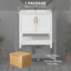 30-Inch White Bathroom Vanity with Ceramic Sink and Versatile Storage - Ideal for Small Bathrooms - Korvel