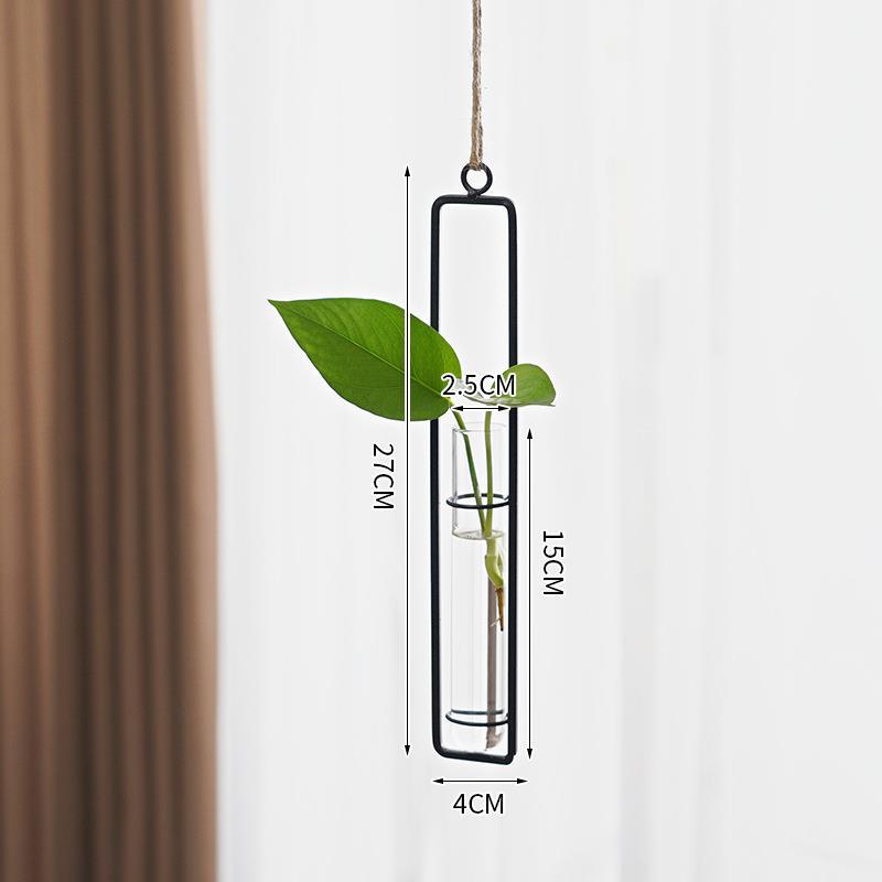 Jarrón Hidropónico de Vidrio Estilo Escandinavo para Decoración Creativa
