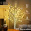 Lighted Artificial Birch Tree - 4FT, 5FT, 6FT Options