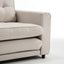 Canapé-lit futon convertible 3 plis - Gris foncé, Gris clair et Beige
