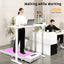 Portable Under-Desk Treadmill with Remote LED Display - Pink