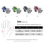 Outdoor cycling half finger gloves men's and women's sports fitness breathable Lycra short finger cycling gloves - Korvel