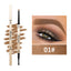 Natural Long-Lasting Waterproof Non-Fading Very Fine Three-Dimensional Not Easy To Smudge Double-Ended Small Gold Bar Eyebrow Pencil - Korvel