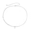 Elegant Zircon Navel Nail Body Chain with Imitation Pearls