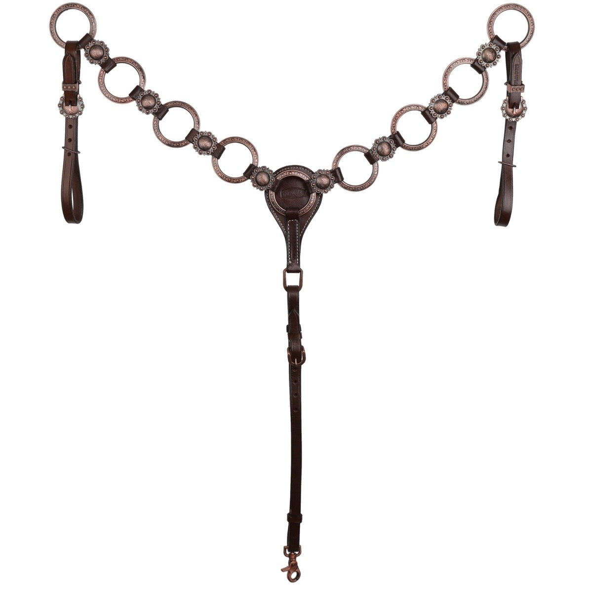 Premium Leather Ring Tack Set with Copper Accents - Korvel