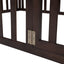 Full Size Wood Daybed Frame with Fence Walnut(OLD SKU:WF289662AAL) - Korvel