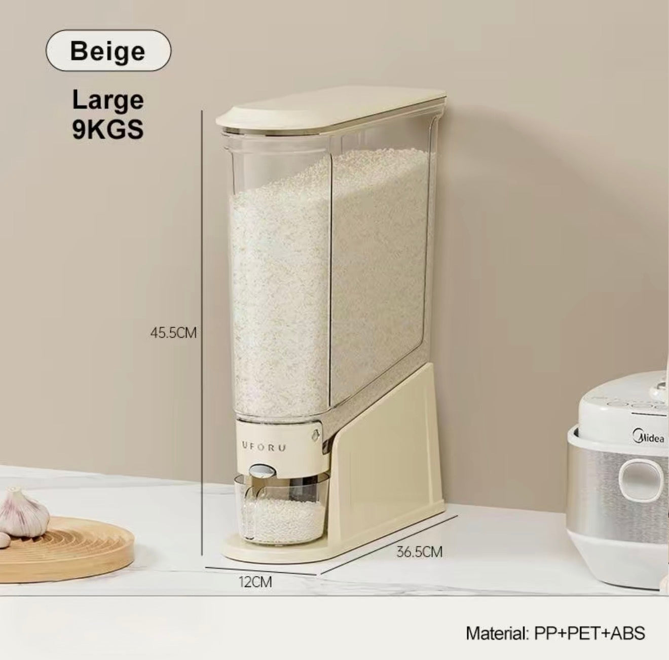 GrainGuard Rice Dispenser - Premium Food Storage Solution