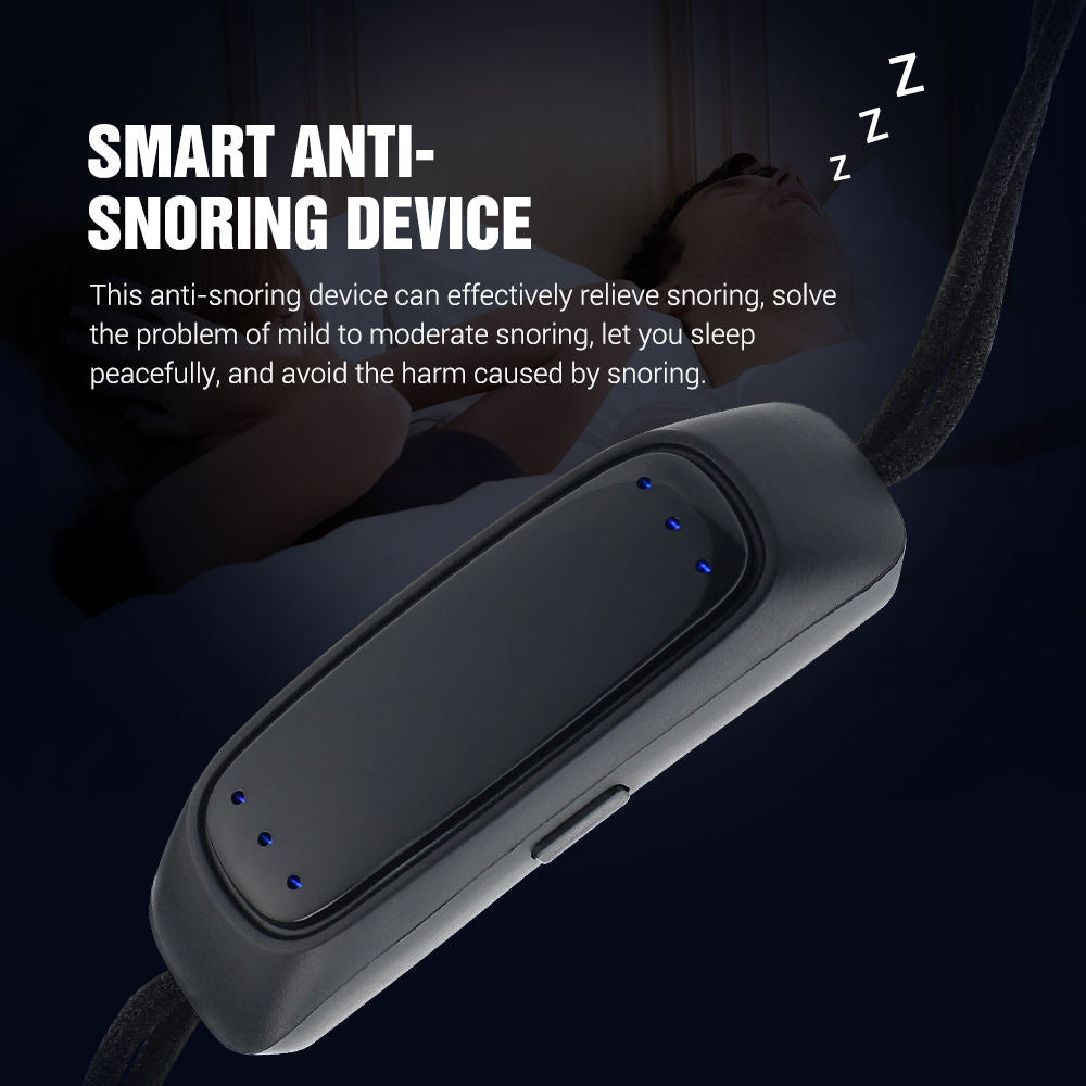 Intelligent Throat Pulse Stop Snoring Device Sleep Instrument Electric Stop Snoring Device Snoring Corrector - Korvel