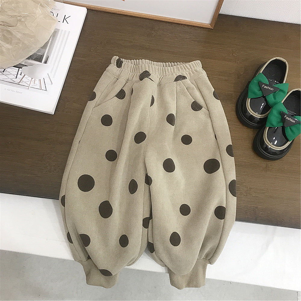 Children's standing collar cotton jacket vest winter loose vest for boys and girls camisole medium and small children's sweater - Korvel
