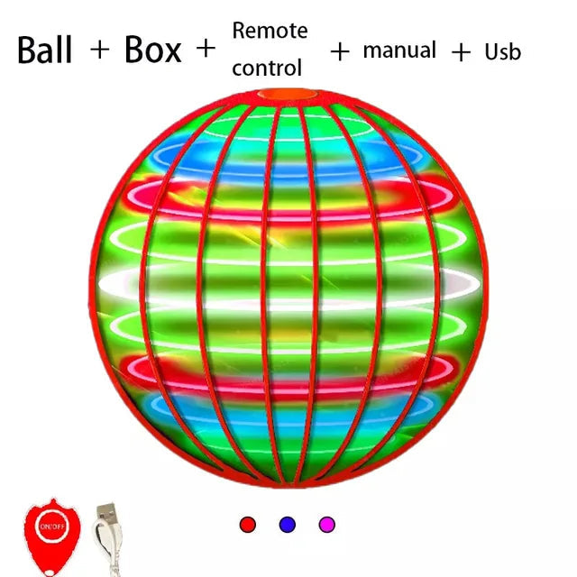 Flying Ball Boomerang Drone with LED Lights - Fun for Kids