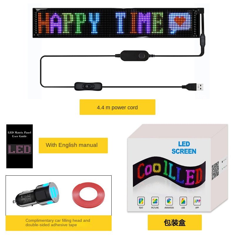 Flexible LED Advertising Screen LED Soft Panel APP Bluetooth Car Display - Korvel